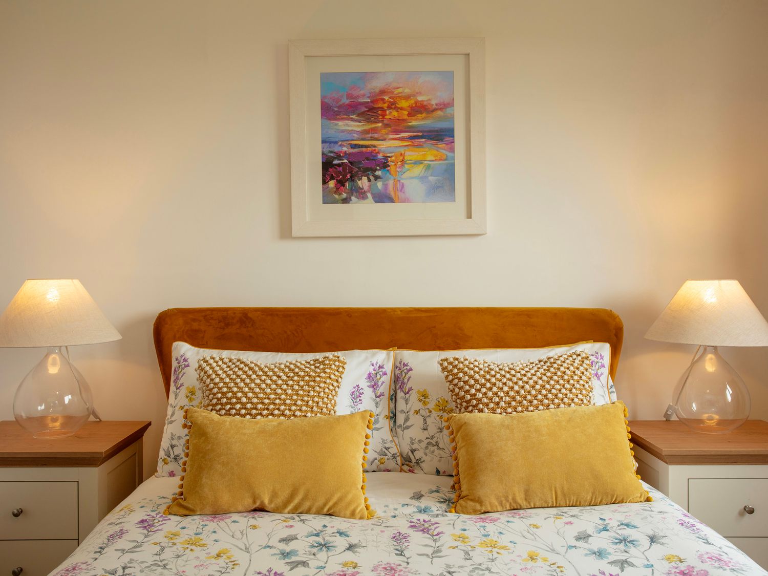 Double bedroom at Taigh Eva