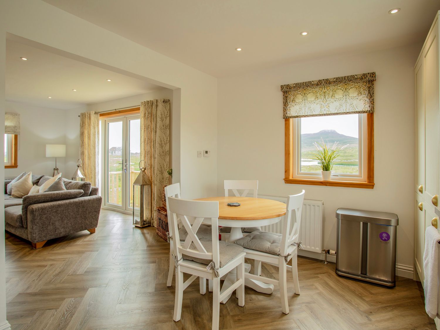 Dining table at Taigh Eva