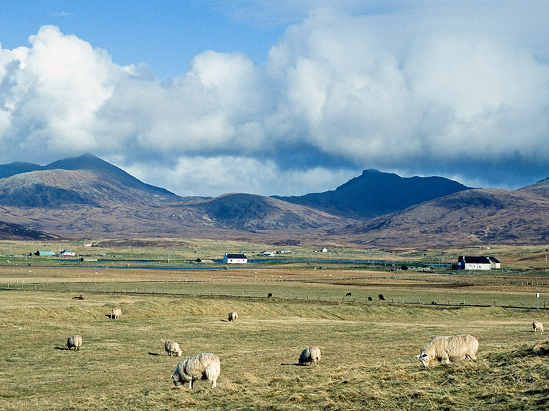 Gatliff Hebridean Hostel - Howmore mountain views