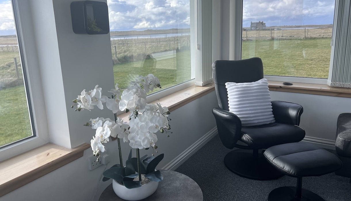 Tranquil Sands chair with a view