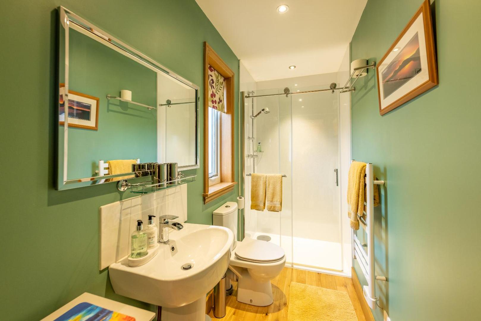 Bathroom with walk-in shower