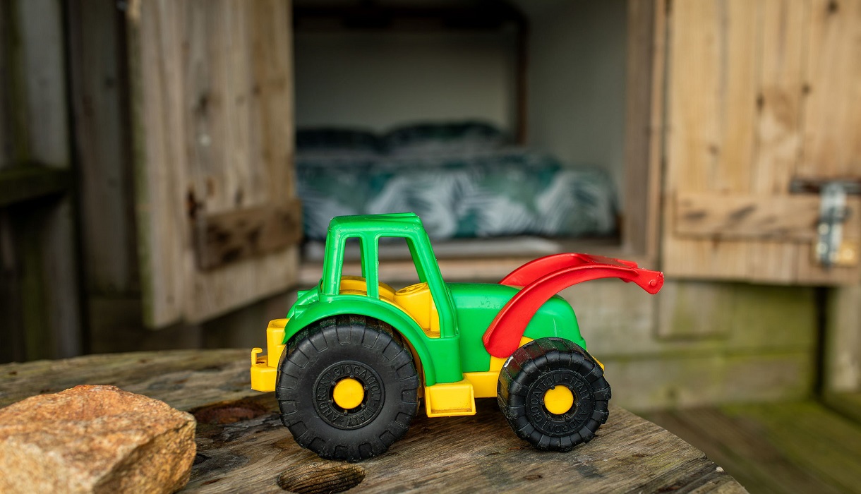 The Tractor Shed Camping Pods and Bunkhouse tractor