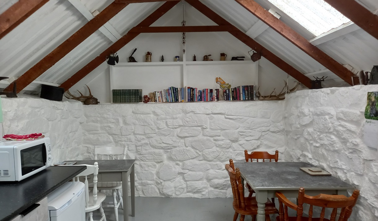 Moorcroft Holidays inside yurt