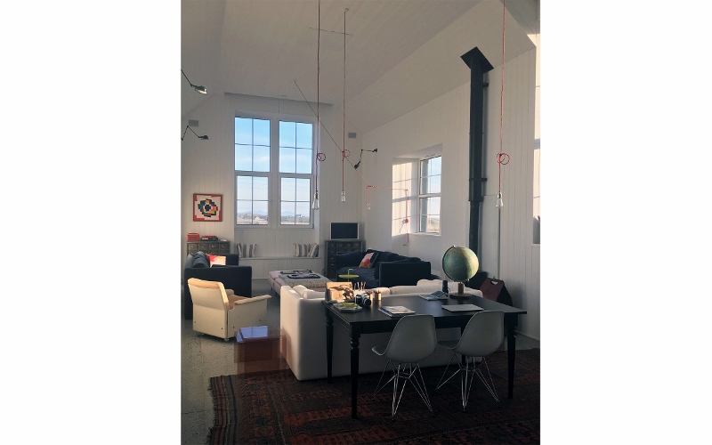 Tigharry Schoolhouse lounge area