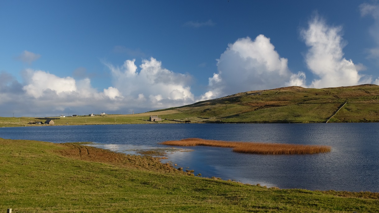Loch Hosta on a typical day....ducks, geese, waders, golden and white tailed eagles can all be regularly seen