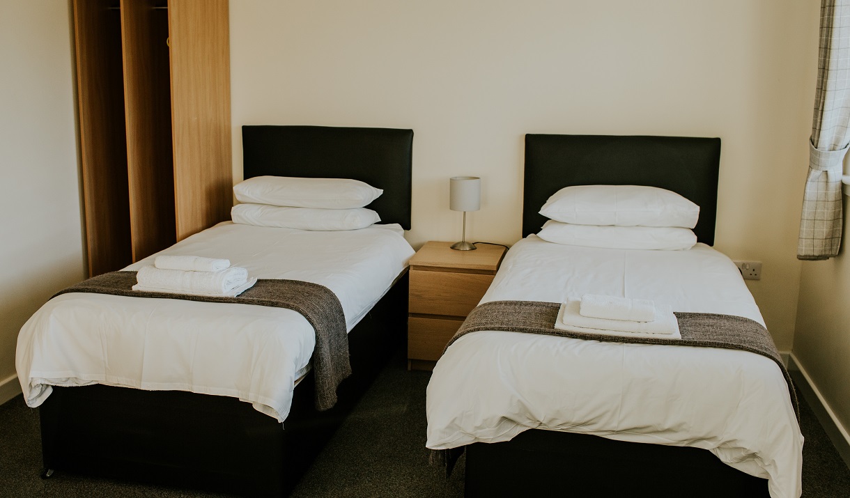 Uist Travel Accommodation twin bedroom