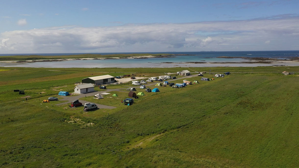 Balranald Caravan and Campsite — Camping in North Uist