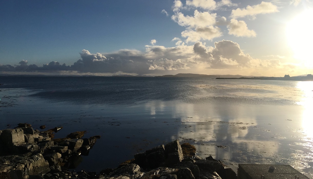 Berneray Otter Cottage sea views