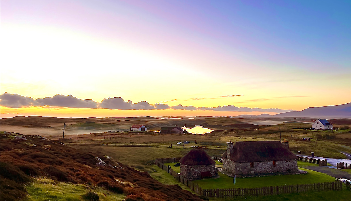 Autumn morning at The Shieling by the Bay South Uist