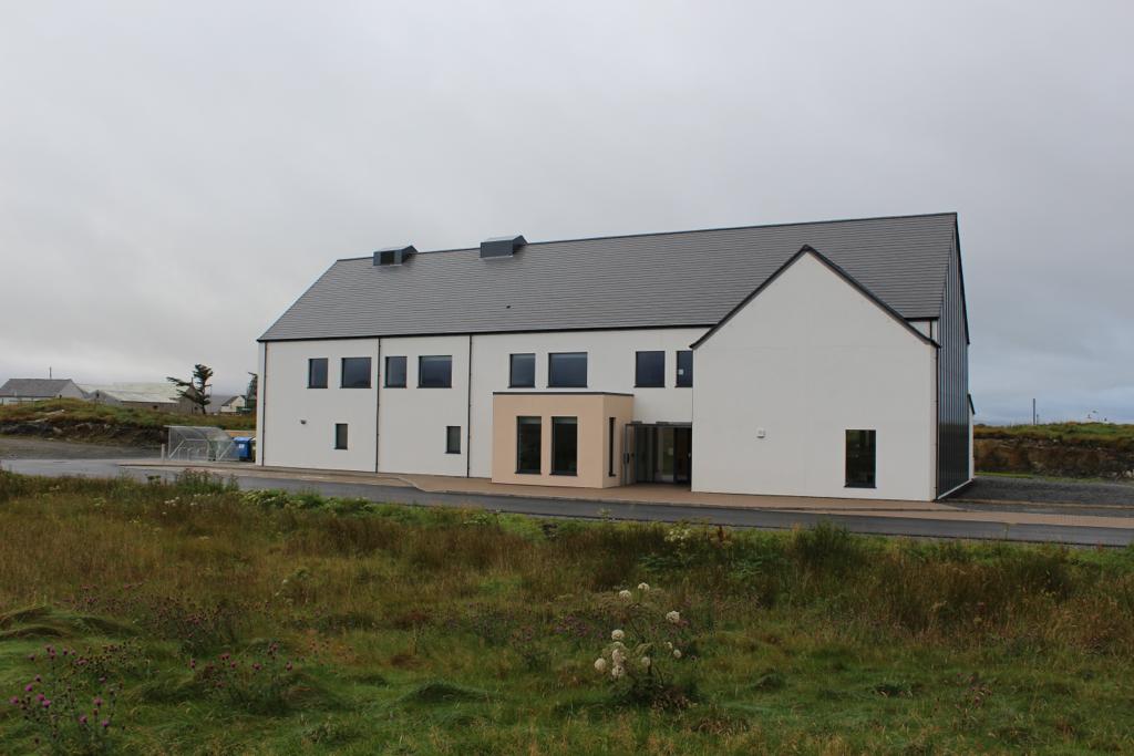 Original Cnoc Soilleir building before Phase 2 construction started in October 2024