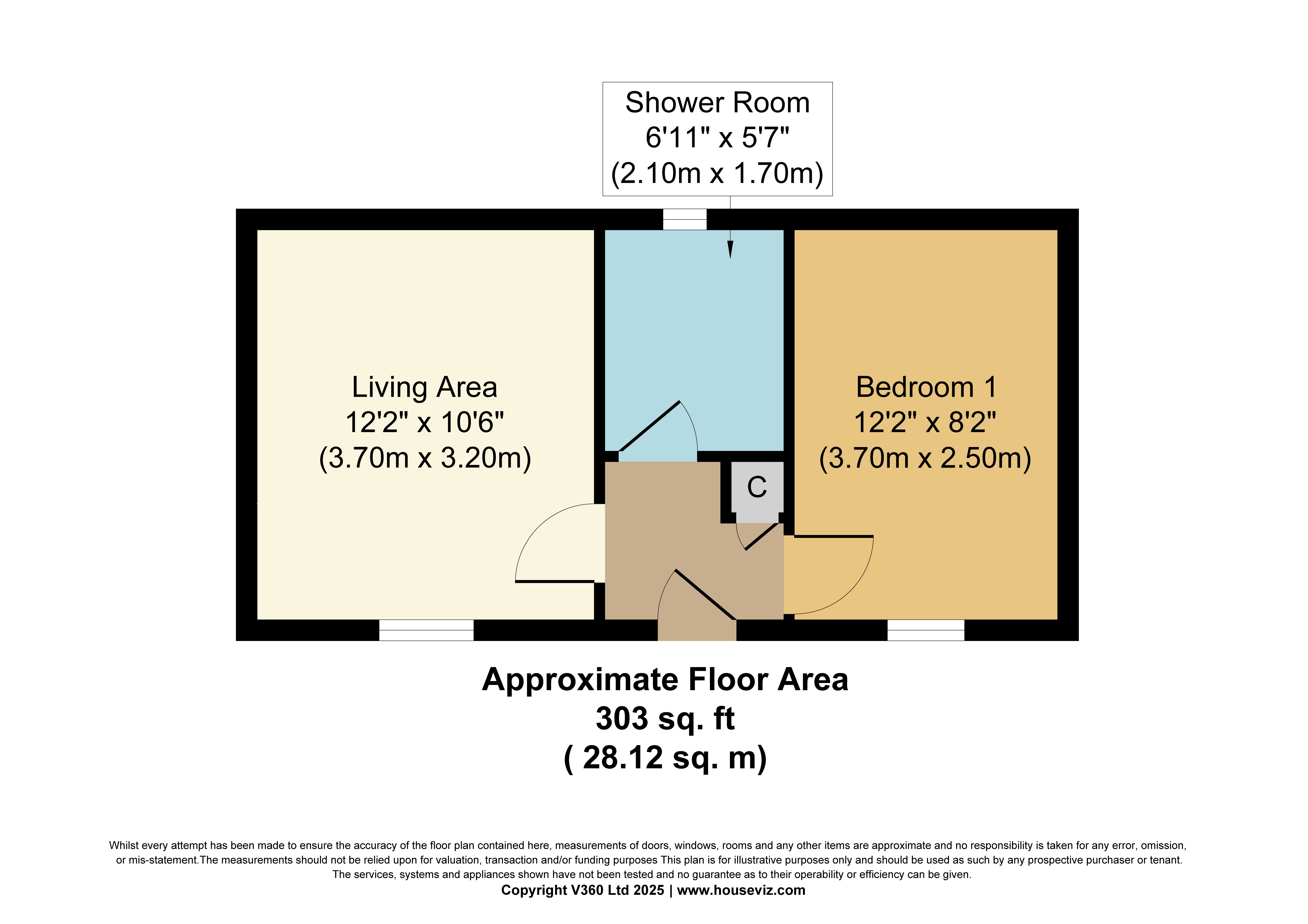 Floor plan — Evat Cottage, 466 South Lochboisdale, Isle of South Uist, Western Isles HS8 5UB