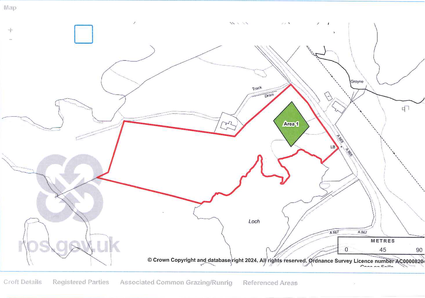 Floor plan — Croft Tenancy  Lochmaddy (Market Stance) Isle of North Uist, Western Isles HS6 5AG