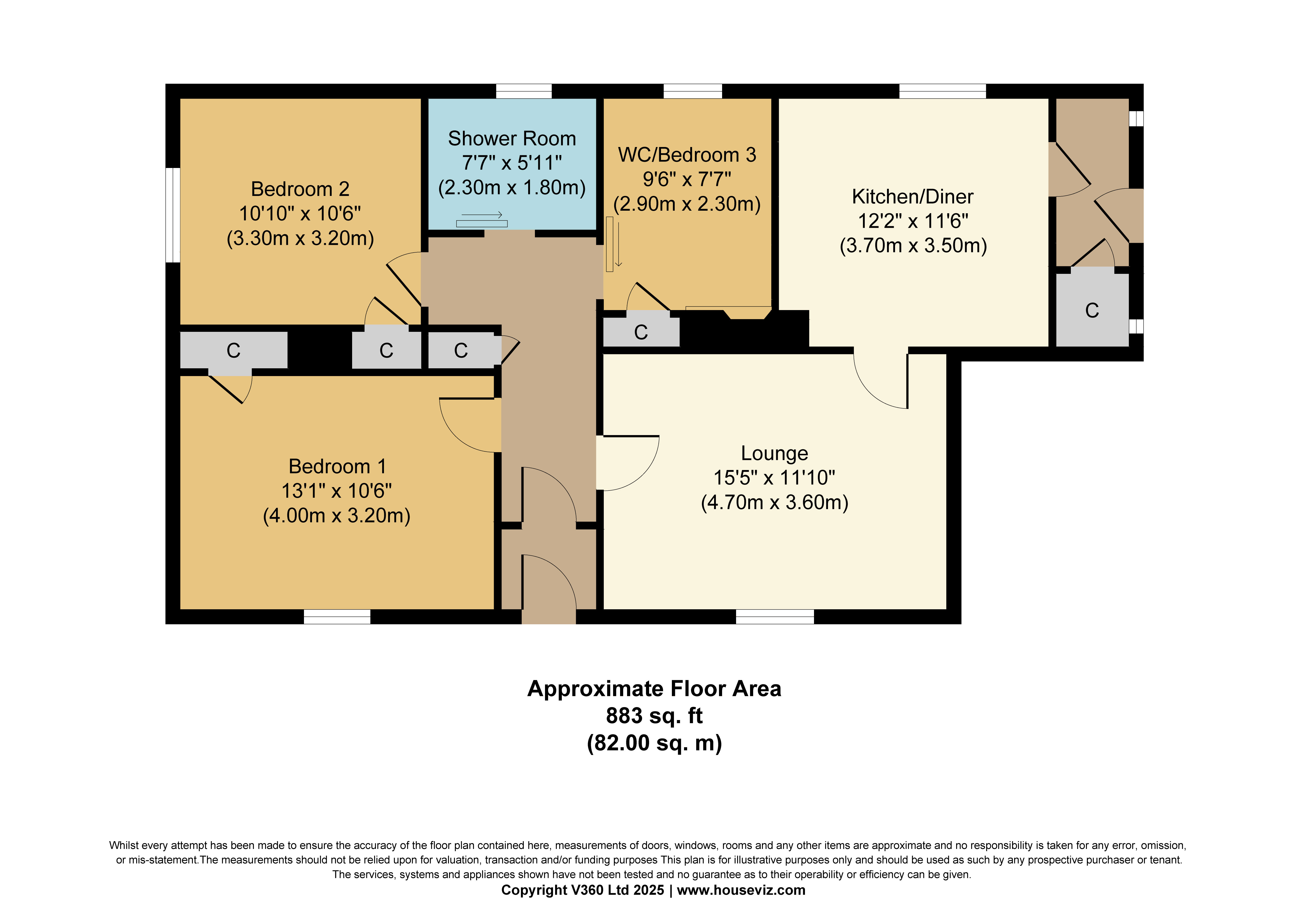 Floor plan — 4 Kilaulay, Isle of South Uist, Western Isles, HS8 5RE